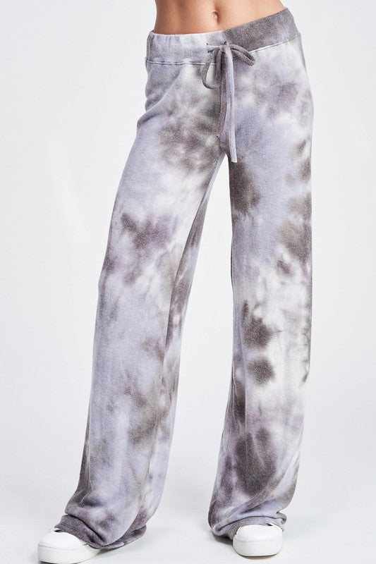 Tie Dye Loungewear Set Camel and Charcoal – Love It Boutique Florida