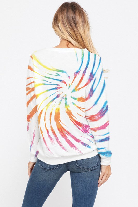 Swirl tie dye online sweatshirt