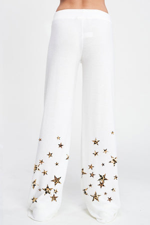 Leopard Star Loungewear Set White